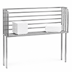 Channel Boat Rack Aluminum Construction 15" Deep (Front to Back), Table Mount, 72"