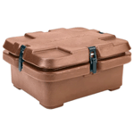 Cambro 240MPC Insulated Food Pan Carrier (fits one half size 2 1/2'' or 4'' deep pan), Coffee Beige