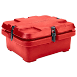 Cambro 240MPC Insulated Food Pan Carrier (fits one half size 2 1/2'' or 4'' deep pan), Hot Red