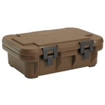 Cambro UPCS140 Insulated Food Pan Carrier (fits one full size 4'' deep pan), Dark Brown