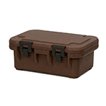 Cambro UPCS160 Insulated Food-Pan Carrier: Fits One Full-Size 6'' Deep Pan, Dark Brown