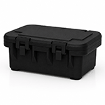 Cambro UPCS160 Insulated Food-Pan Carrier: Fits One Full-Size 6'' Deep Pan, Black