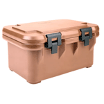 Cambro UPCS180 Insulated Food-Pan Carrier: Holds One Full-Size 8'' Deep Pan, Coffee Beige