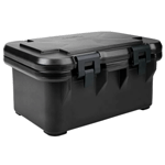 Cambro UPCS180 Insulated Food-Pan Carrier: Holds One Full-Size 8'' Deep Pan, Black