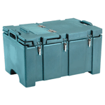 Cambro 100MPCHL Insulated Food-Pan Carrier with Hinged Serving Lid; for One Full-Size 8-Inch-Deep Pan, Slate Blue
