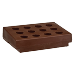 Cambro CR12 Tray & Dish Cart - CUTLERY RACK ONLY, Dark Brown