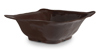 G. E. T. Melamine Bowl Square New York Series, 4.25 Qt., 13" x 4.5" D, Brown