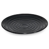 G. E. T. Melamine Plates, Round, Milano Series, 12.5,", Black