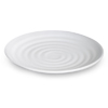 G. E. T. Melamine Plates, Round, Milano Series, 12.5,", White