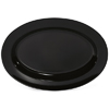 G. E. T. Melamine Platters, Oval, Milano Series, 18" x 13.5,", Black