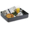G. E. T. Melamine Bowl, Rectangle, Milano Series, 7.6 qt., 5.75" x 12" x 2.75" D, Black