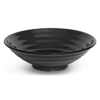 G. E. T. Melamine Bowl, Milano Series, 1.5 qt., 9.25" Diameter 2.75" Deep, Black