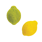 Martellato Zesty Lemon Polycarbonate Chocolate Mold, 21 Cavities