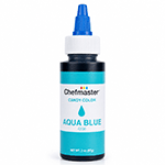 Chefmaster Aqua Blue Candy Color, 2 oz.