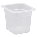 Cambro Translucent Food Pan, One Sixth Size (6" x 7") x 6" Deep