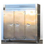 Traulsen RHT332NREFHS Three Section Reach-In Refrigerator w/ 3 Solid Doors, Used Excellent Condition