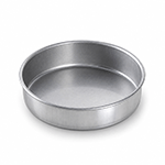 Chicago Metallic Round Aluminized Steel Cake Pan, 6" x 1-1/2" Deep - Case of 12