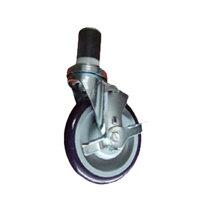 5" Stem Caster for Worktable, With Brake