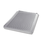 Chicago Metallic Perforated Aluminum Baking Sheet, 12-3/4" x 18-3/8" x 1/3" - Case of 4
