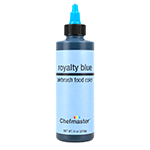 Chefmaster Royalty Blue Airbrush Color, 9 oz.