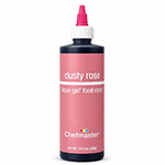 Chefmaster Dusty Rose Liqua Gel Food Coloring, 10.5 oz.