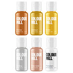 Colour Mill Metallics Paint Blend Pack, 20ml - Pack of 6
