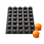 Pavoni Fiberform Mini Muffin Mold, 35 Cavities