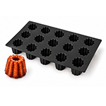 Flexipan Inspiration Canneles Mold, 15 Cavities