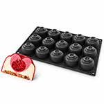 Flexipan Inspiration Round Mold, 15 Cavities
