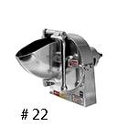Alfa GS-22 Complete Grater/Shredder Attachment w/ 1 Disc of your choice (for #22 Hub) OEM # VS9-22, Open Box