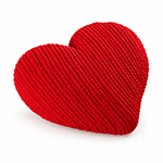 Pavoni Pavocake KE118 TRICOT Heart Silicone Mold, 33.8 oz.