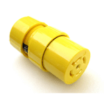 Slater Medalist L21-20R Locking Blade Female Connector 20A, 120/208V, L21-20C