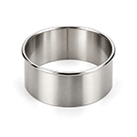 O'Creme Stainless Steel Circle Cookie Cutter, 3-1/2" Diameter