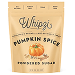 Whipzi Pumpkin Spice Flavor Powdered Sugar, 16 oz.
