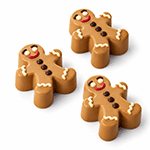 Pavoni Pavoflex PX43138 Gingerman Silicone Mold, 12 Cavities