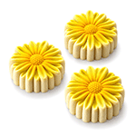 Pavoni Pavoflex PX43140 Floris Silicone Daisy Mold, 12 Cavities