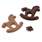 Silikomart Playhorse Silicone Chocolate Mold, 2 Cavities