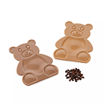 Silikomart Choco Bear Silicone Chocolate Mold, 2 Cavities