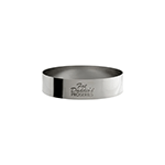 Fat Daddio's Stainless Steel Round Cake Ring, 3" x 3/4" High