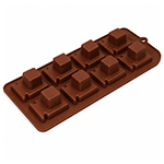 Silicone Small Tefillin Chocolate Mold, 8 Cavities