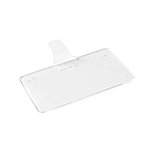 Pavoni Transparent Rectangle Dessert Tray, 3.9" x 2.2" - Pack of 50