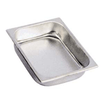 Adcraft Stainless Steel Deli Pan 165 Series, Half Size x 4" Deep