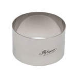 Ateco Stainless Steel Round Dessert Ring, 3" x 1.75"