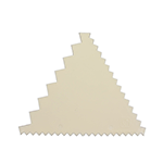 Decorating Comb Poly Triangle, 3-1/4"