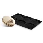 Demarle Flexipan Origine Round, 8.45 oz, 6 Cavities