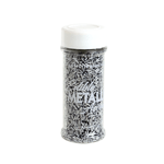 Edible Metallic Silver Jimmies, 4.3 oz.