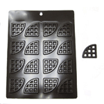 Flexible Chocolate Mold Pie Slice, 16 Cavities