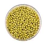 Gold Dragees 6mm, 8 Oz