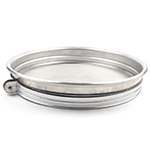 Heavy Gauge Stainless Steel Flour Sieve 16" Diameter, Mesh #50 (Extra Fine) - for Sugar