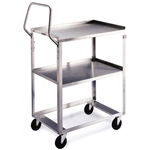 Lakeside Ergo-One Stantard Duty Utility Cart - 300 Lb. Cap., Shelf Size: 15-1/2" x 24"